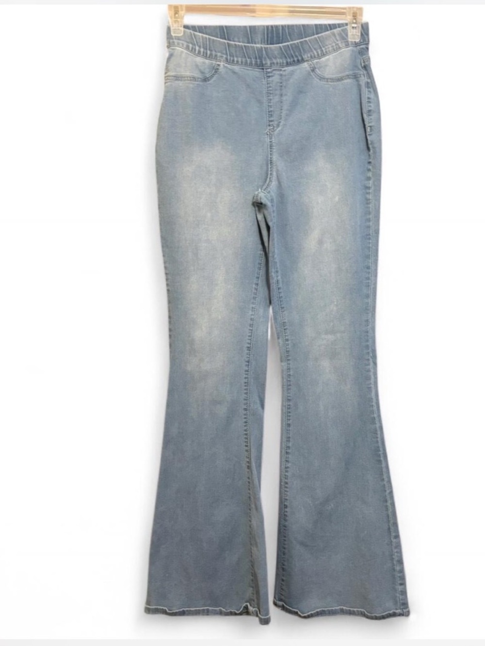 Classic Light Blue Flare Jeans for Women
